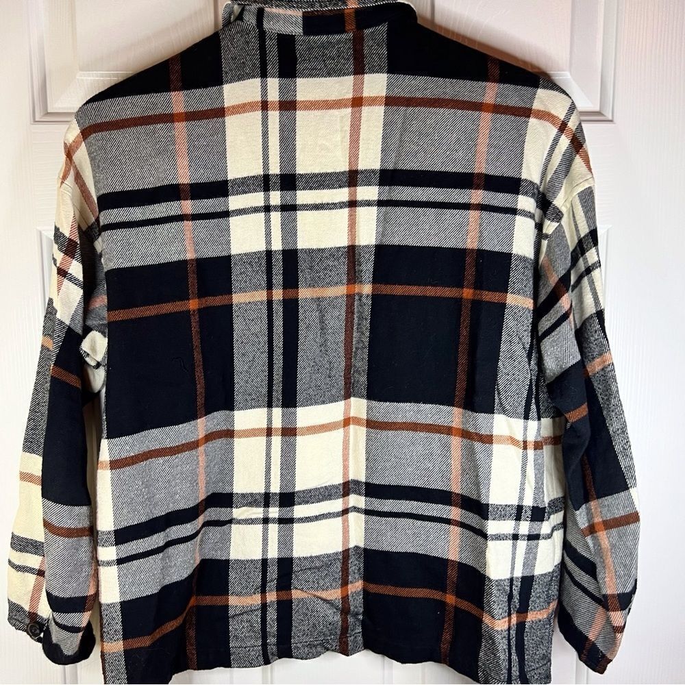 Madewell Flannel Bromley Shirt‎ XXS Plaid Warm Outdoor Warm Oversized - Picture 4 of 11